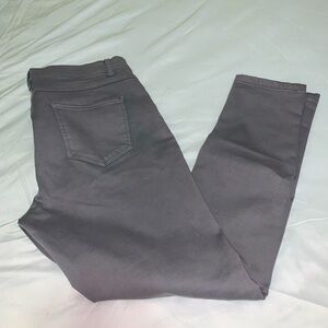 J. Jess Pants Jeans Light Grey Women’s Size 14 Mid Rise 30” Inseam
